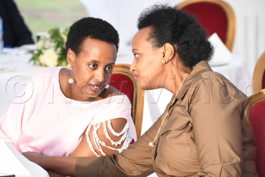 Natasha Karugire (left) and Patience Rwabwogo.