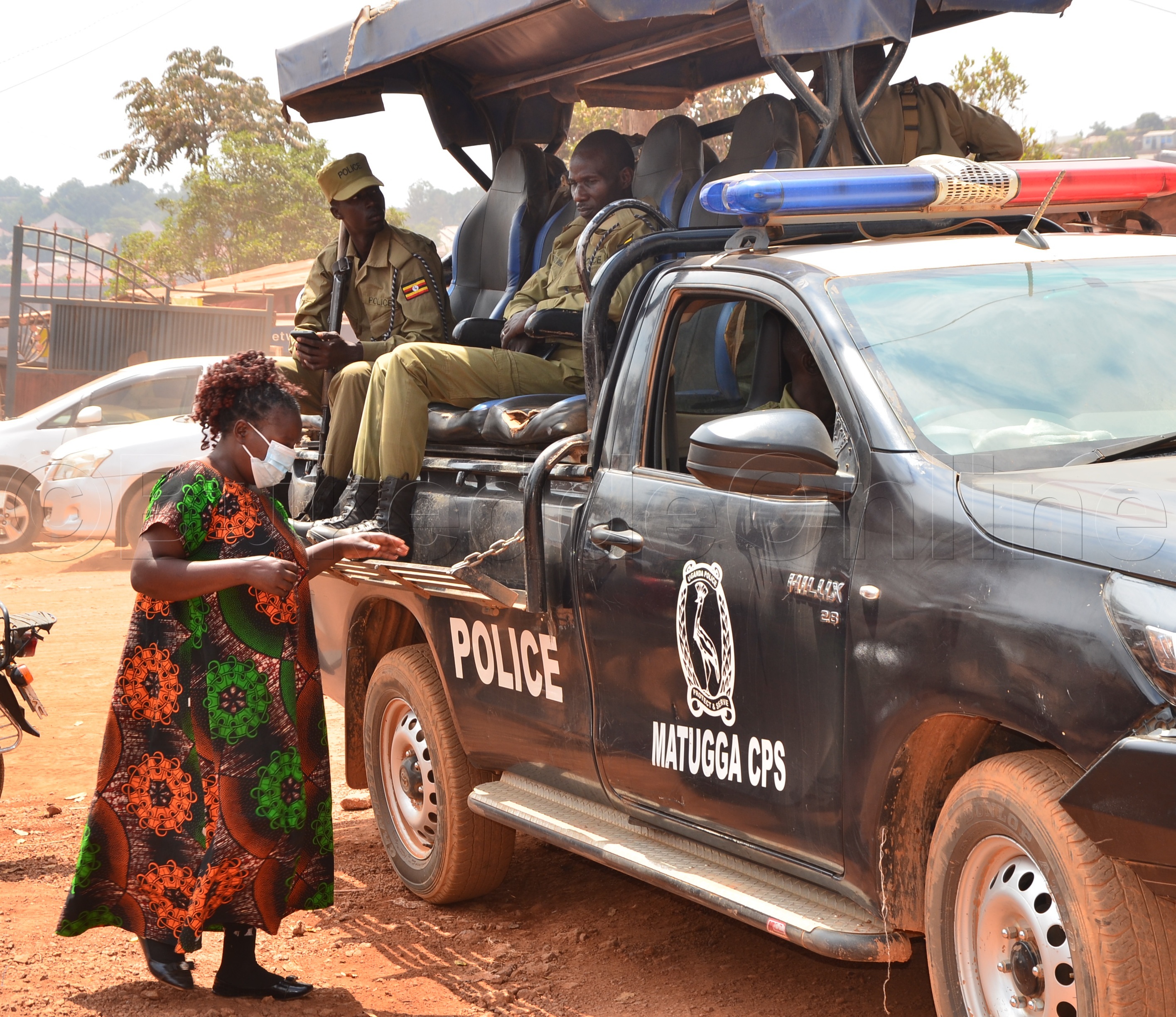 Naggita Nga poliisi emutwala.
