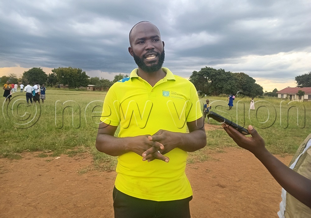 Albert Francis Ongom, the programmes officer of the four-year Brave Girls Festival, said the initiative focuses primarily on girl child education. (Photo by Edna Piyic)