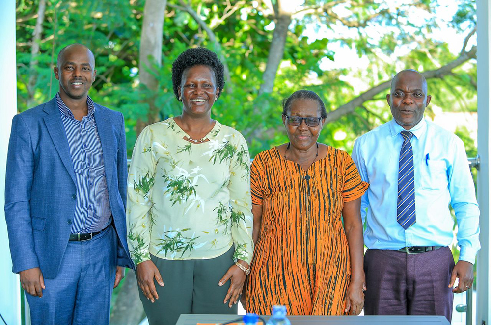 Urging Ugandans to prepare for the 2026 elections, Saku (2nd L) encouraged young people to participate peacefully and focus on the opportunities available to them in the next political term.