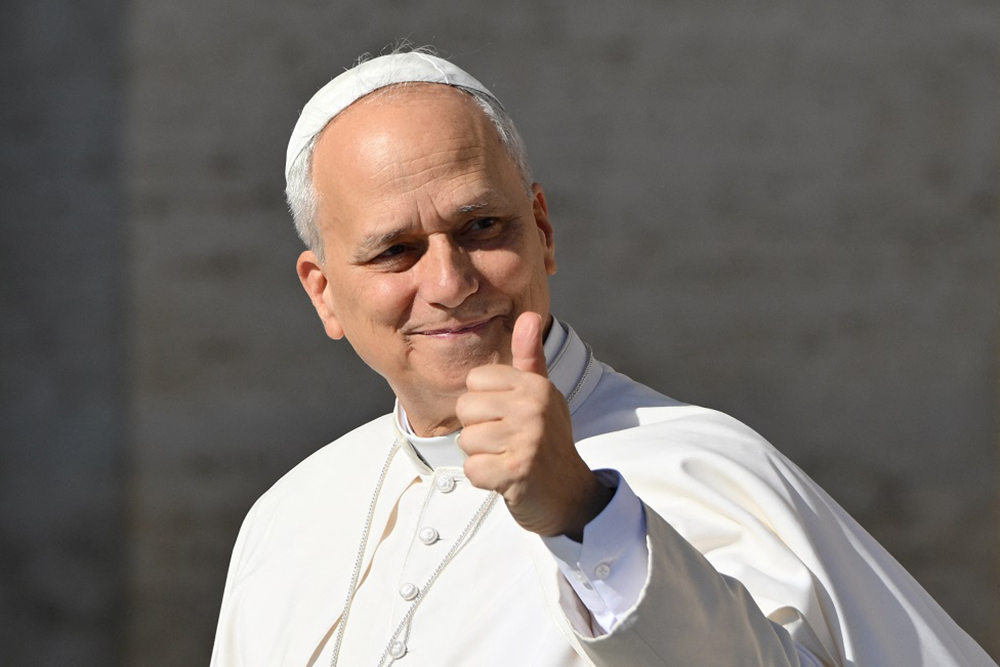 Pope Leo XIV gestures as he arrives for a weekly general audience at St. Peter’s square in the Vatican on July 30, 2025. (AFP Photo)