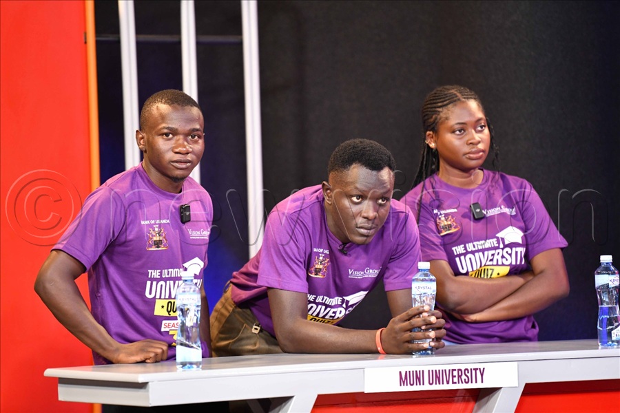 Muni University, described by the moderator as “a very tough team,” stepped up with composure, determined to pull an upset.