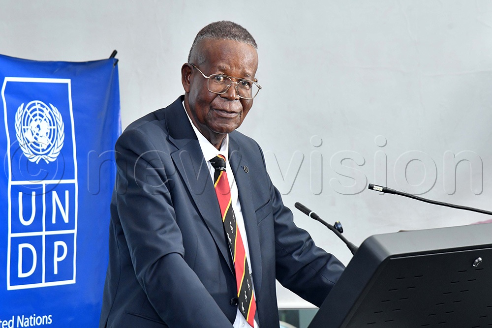 Minister of Internal Affairs Prof. Ephraim Kamuntu. (Photo by Richard Sanya)