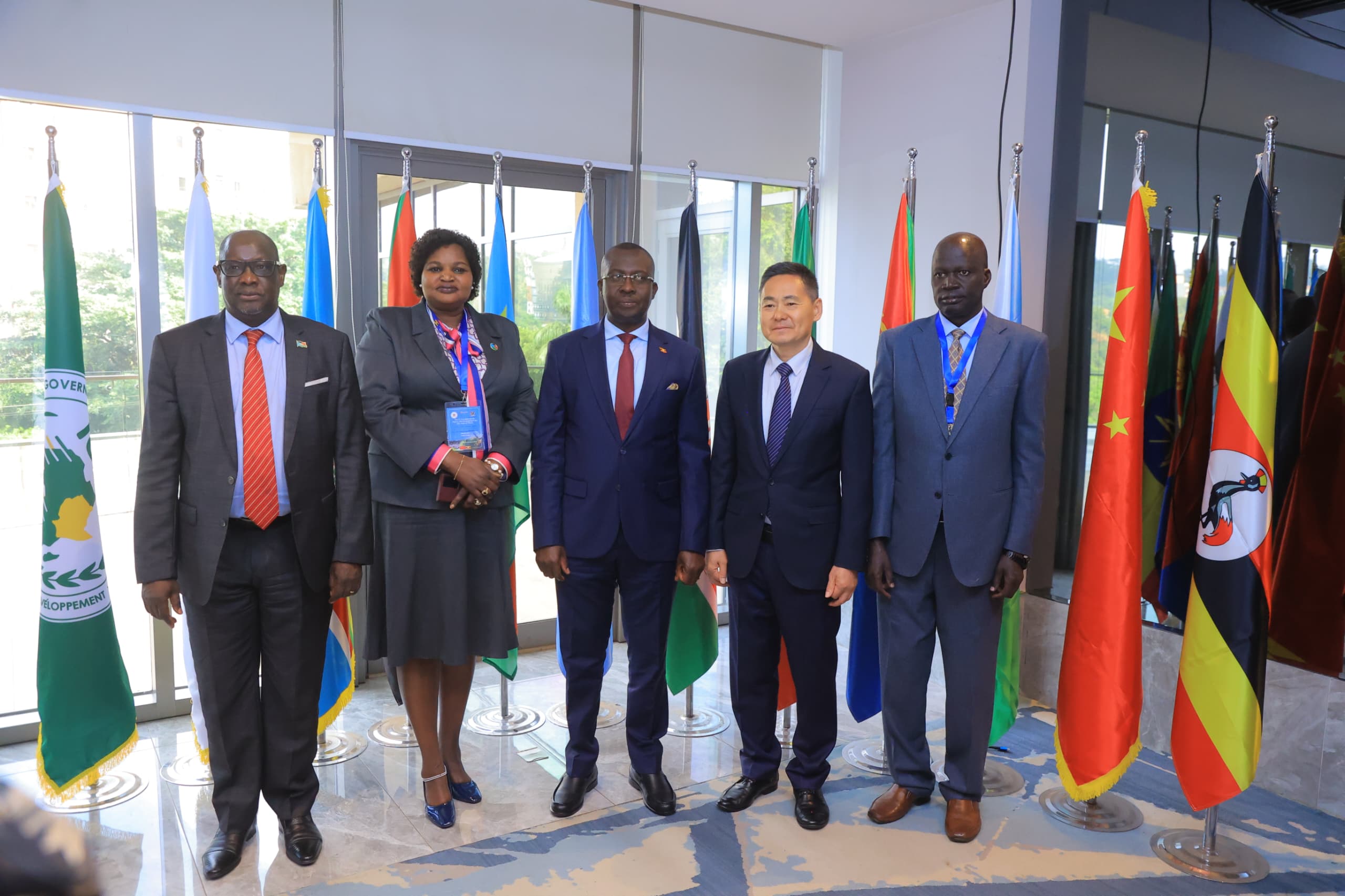 Delegates attending the 3rd conference on peace and development for the Horn of Africa posing for a photo during the opening session on Monday, July 29. (Credit: Ministry of Foreign Affairs)