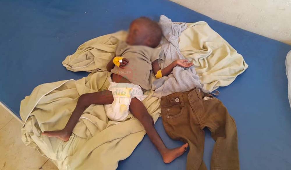 Tokamanya Denis ow'emyaka 2 ou babaire nibatuntuuza..(Photo by Bruno Mugizi)