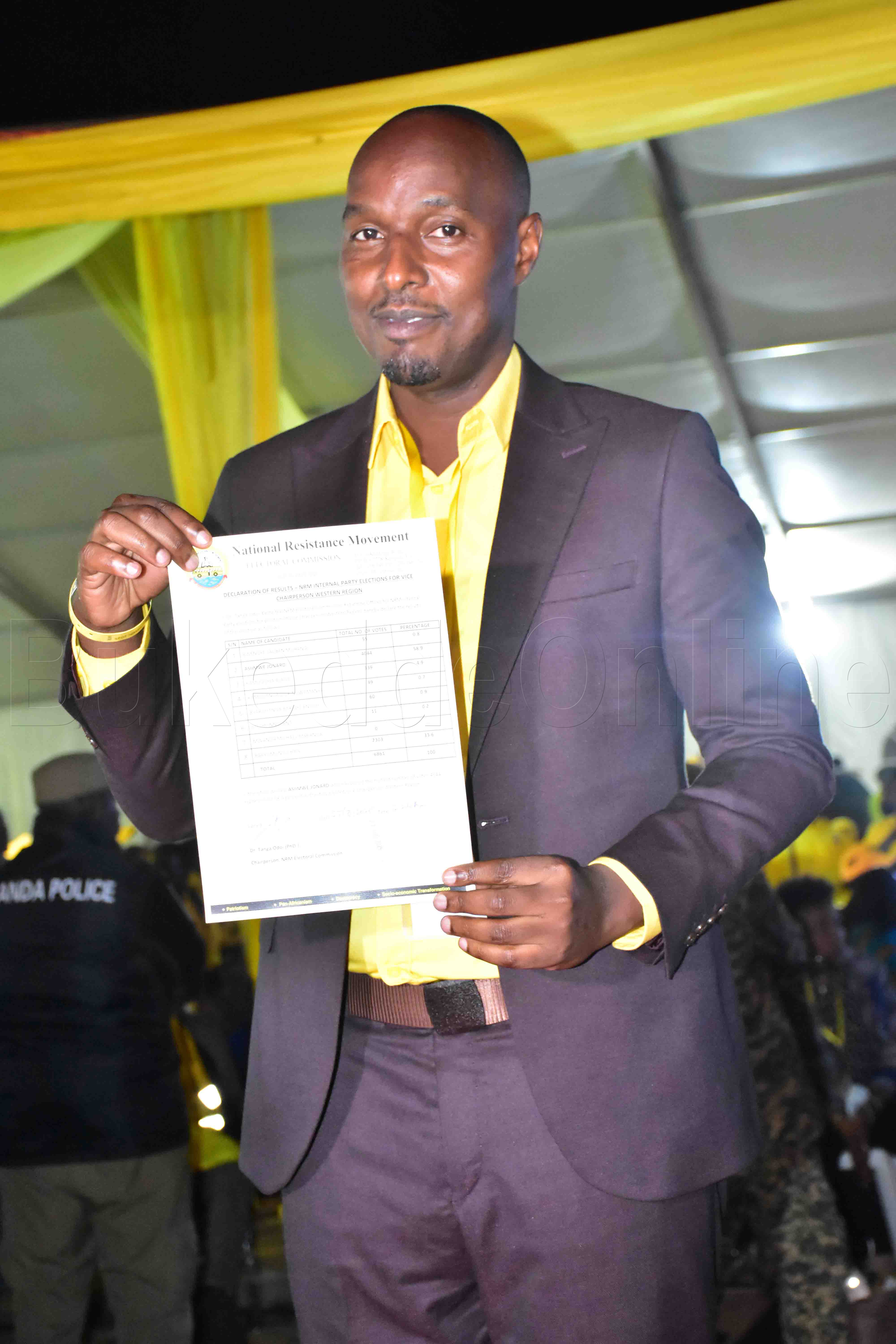 Janard Asiimwe Western Region