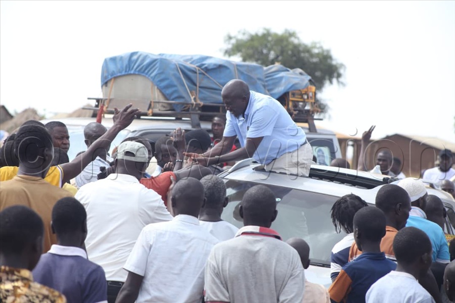 Addressing rallies and later speaking to journalists, Nandala said the challenges facing Mukono and Kayunga mirrored those affecting the rest of the country. (All Photos by Alfred Ochwo)