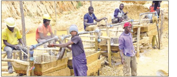 The development of the minerals sector has created employment for many youth
