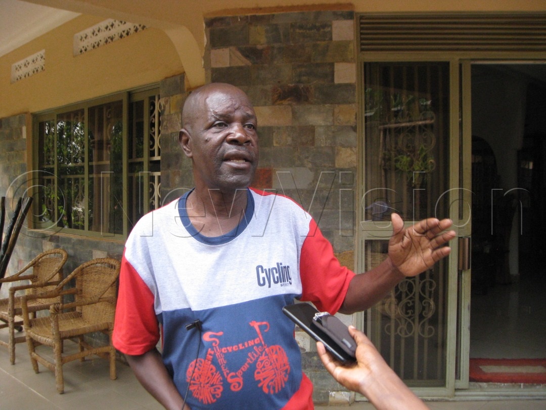 Opondo at his home in Mukono on Friday. Photos by Joan Nakate