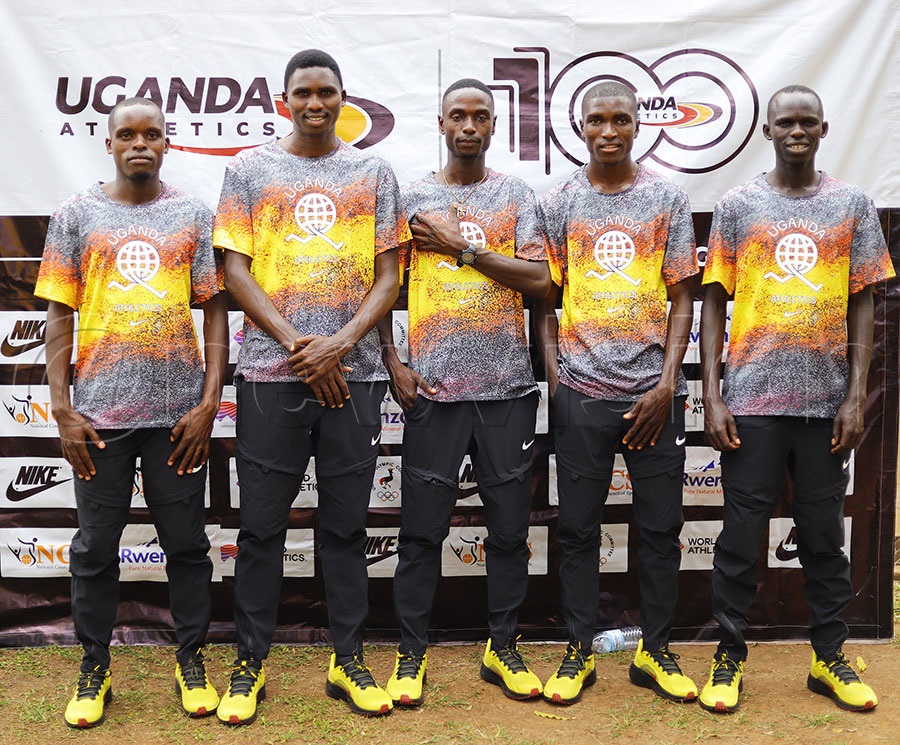 The men's athletics team for the World Cross Country Championship. PHOTO: Johnson Were 