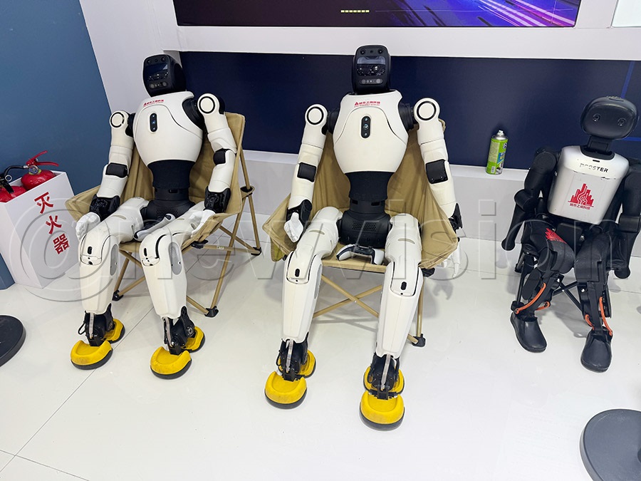 Robots were part of the China International Fair for Trade in Services