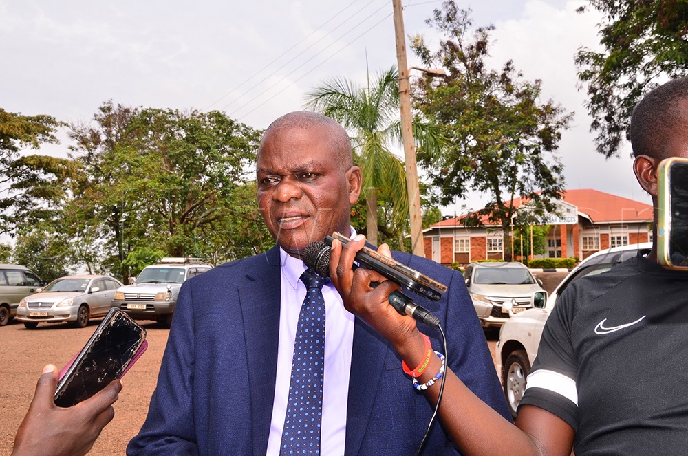 Richard Gulume, the Jinja resident city commissioner, said they had deployed in all public and hotspots to ensure a peaceful festive season. (Credit: Jackie Nambogga)