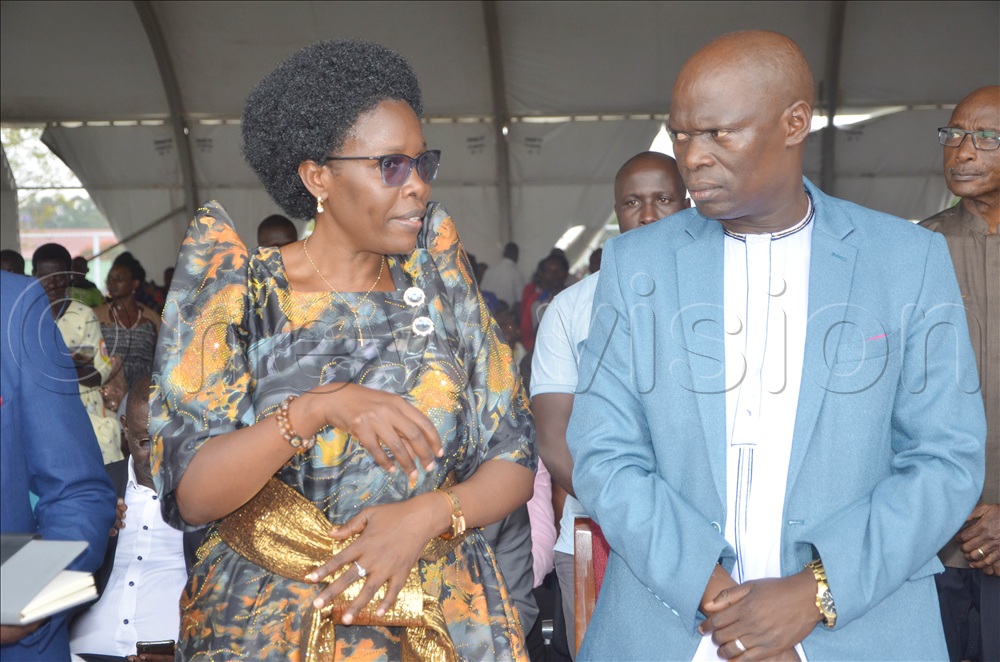 State minister for Kampala, Joseph Kyofatogabye who represented Vice President Jessica Alupo and Minister of lands, Judith Nabakooba at the event.