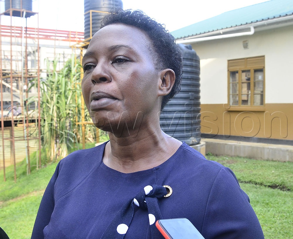 Barbara Kansiime, a senior midwife at Kataraka Health Centre IV in Fort Portal City, says health workers have resorted to community sensitisation after funds were withdrawn. (Credit: Juliet Waiswa)