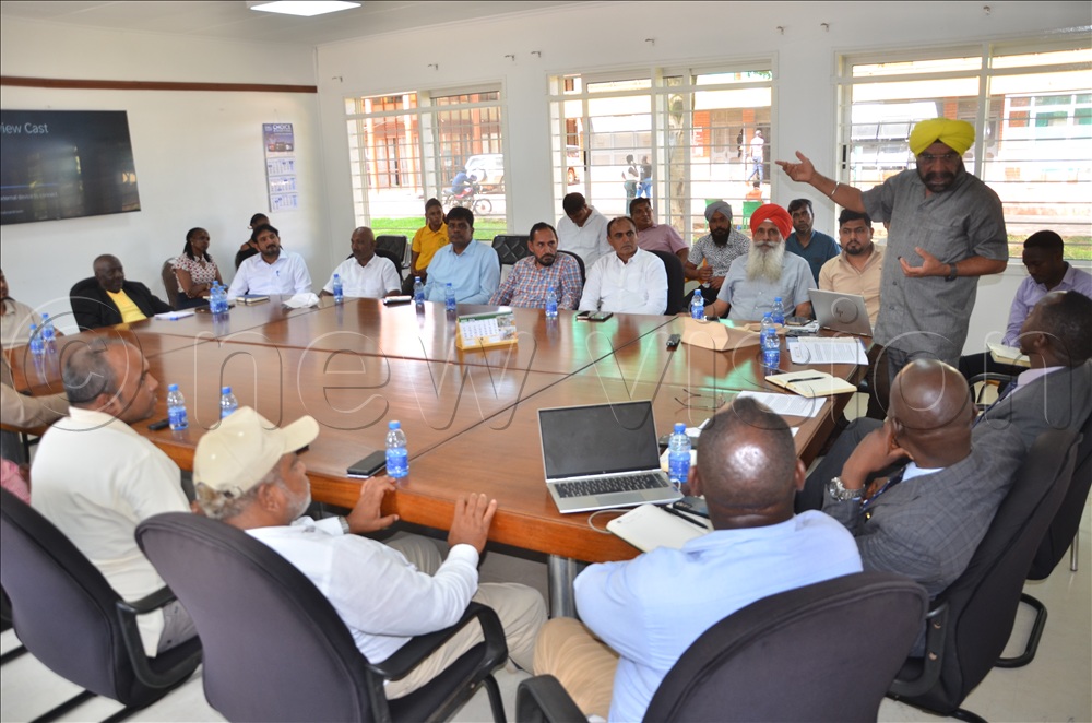 NUOMA members in a meeting with UMA in Kampala on Tuesday