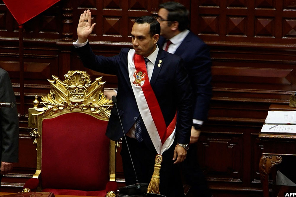Peru's Congress leader Jose Jeri assumed the South American country's presidency on Friday after lawmakers voted to remove president Dina Boluarte