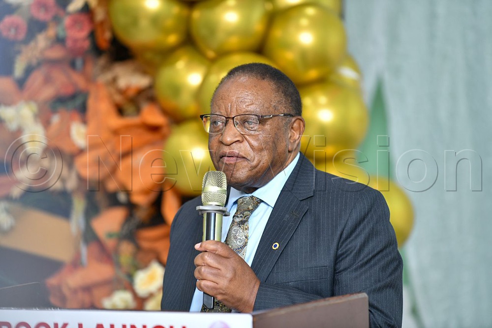 Professor Ezra Suruma, the Chief guest gives his speech.