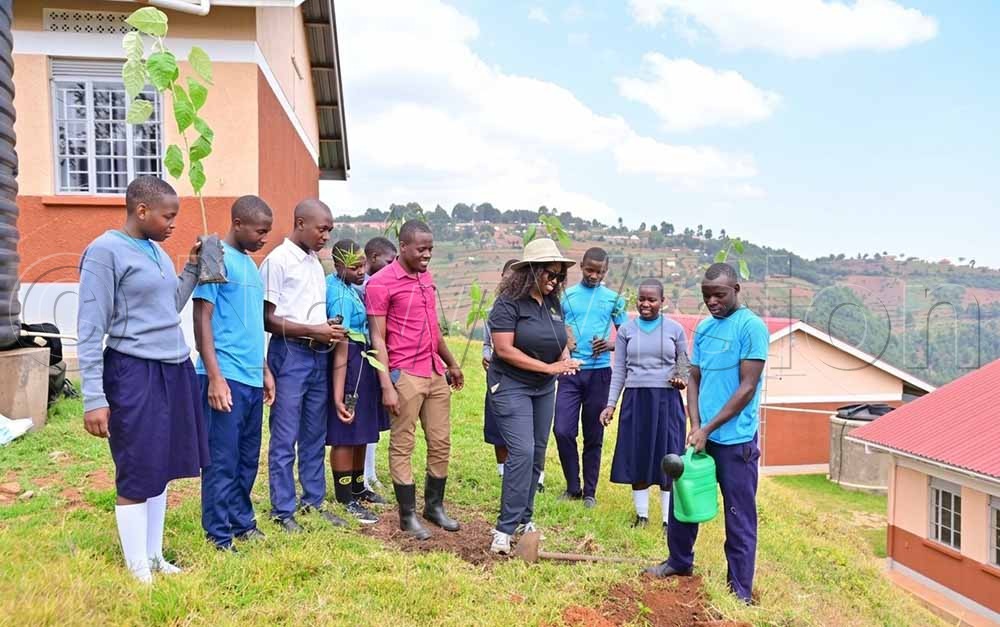 Katushabe says the organisation works with youth, women, Batwa communities and other groups in villages neighbouring the park through empowerment, education and conservation programmes. (Credit: Nelson Ahimbisibwe)