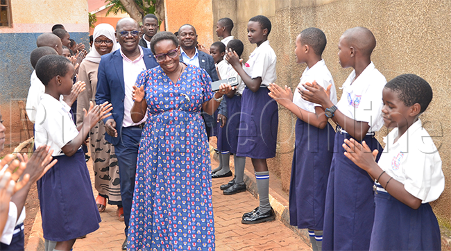 Abayizi be St Jospeeh Nansana nga baaniriza abagenyi