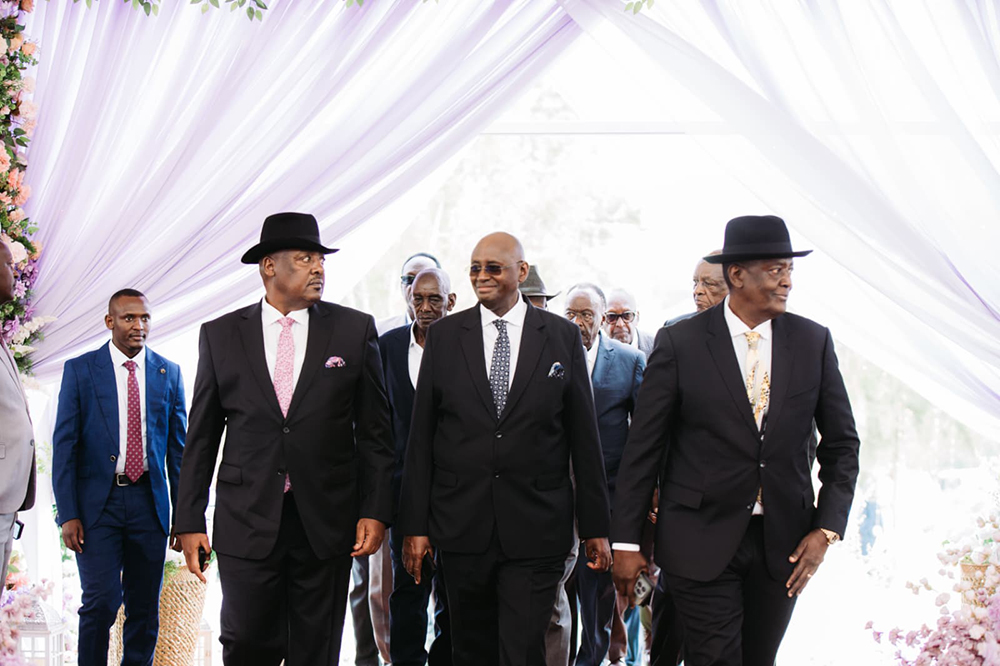 Kavuma, minister Bright  Rwamirama and Lt Gen. James Mugira.