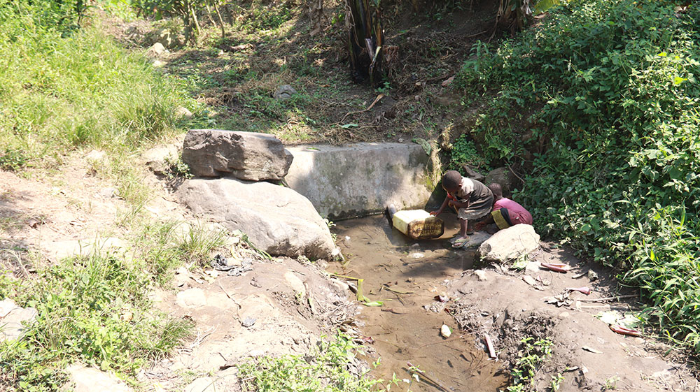 Many wells were in dire state yet they were the only source of water for many residents