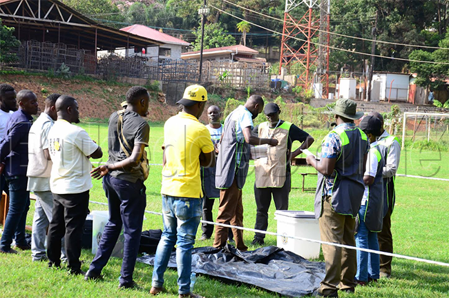 Okulonda kw'abavubuka e Lubaga nga kugenda mu maaso