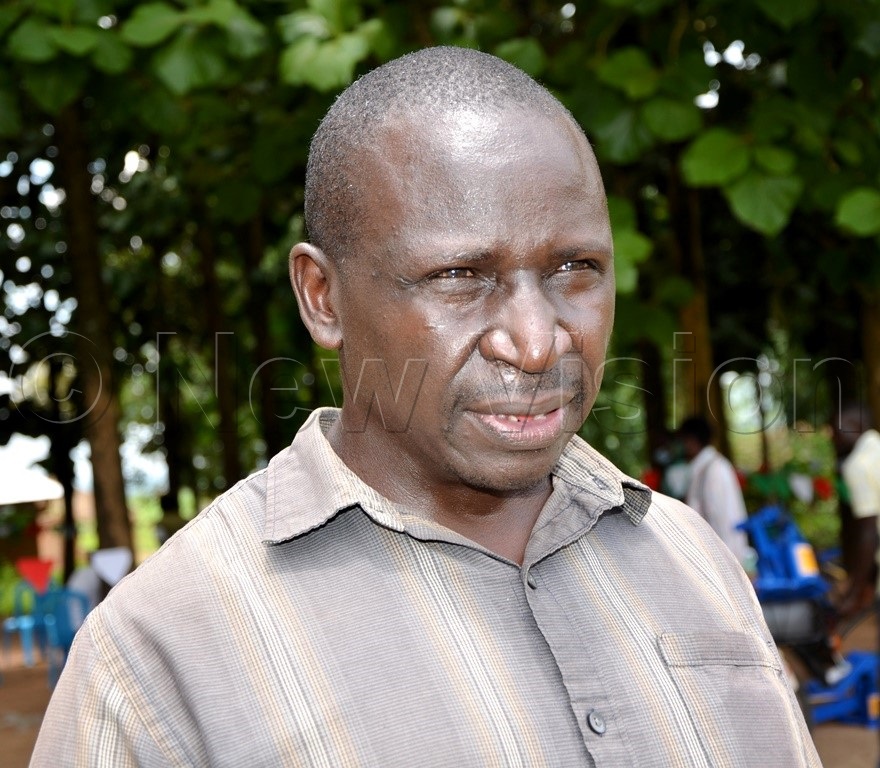 Wilfred Saka, the LC5 chairman Terego district. (Photo by Robert Ariaka)