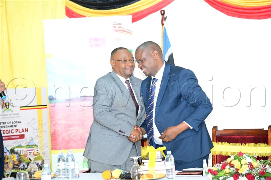 Magyezi, who served as Minister of Local Government since 2019, thanked President Museveni for the opportunity to serve in Cabinet. (All Photos by Eddie Ssejjoba)