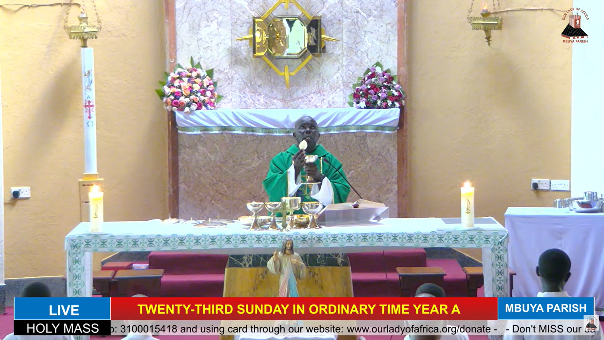 Online Church: @Our Lady of Africa Church Mbuya today, September 06, 2026