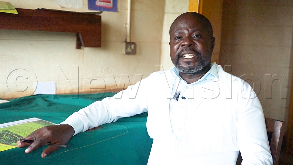 Munyira Micheal Gerald, Clinical Officer, Namungalwe Health Center III. (Credit: Raziah Athman) 