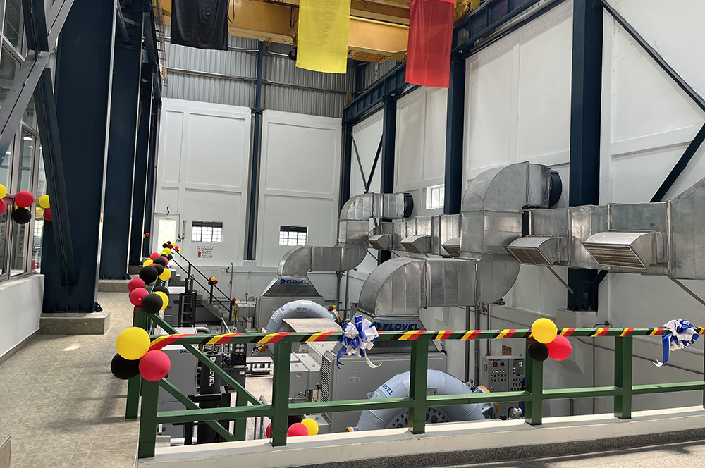 The Nyagak 3 hydropower plant in Zombo district has been commissioned. (Photo by Benon Ojiambo)