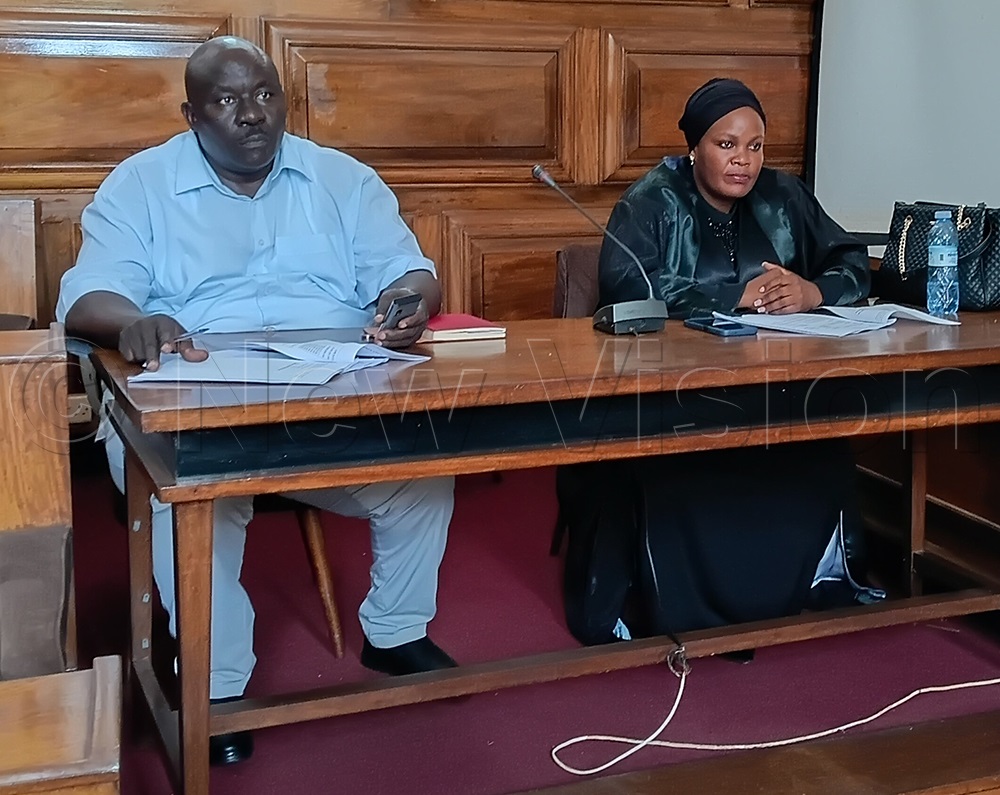 Jinja city outgoing councilors, Richard Mbazira of Jinja South and Shamira Khan of Bugembe. (Credit: Doreen Musingo)