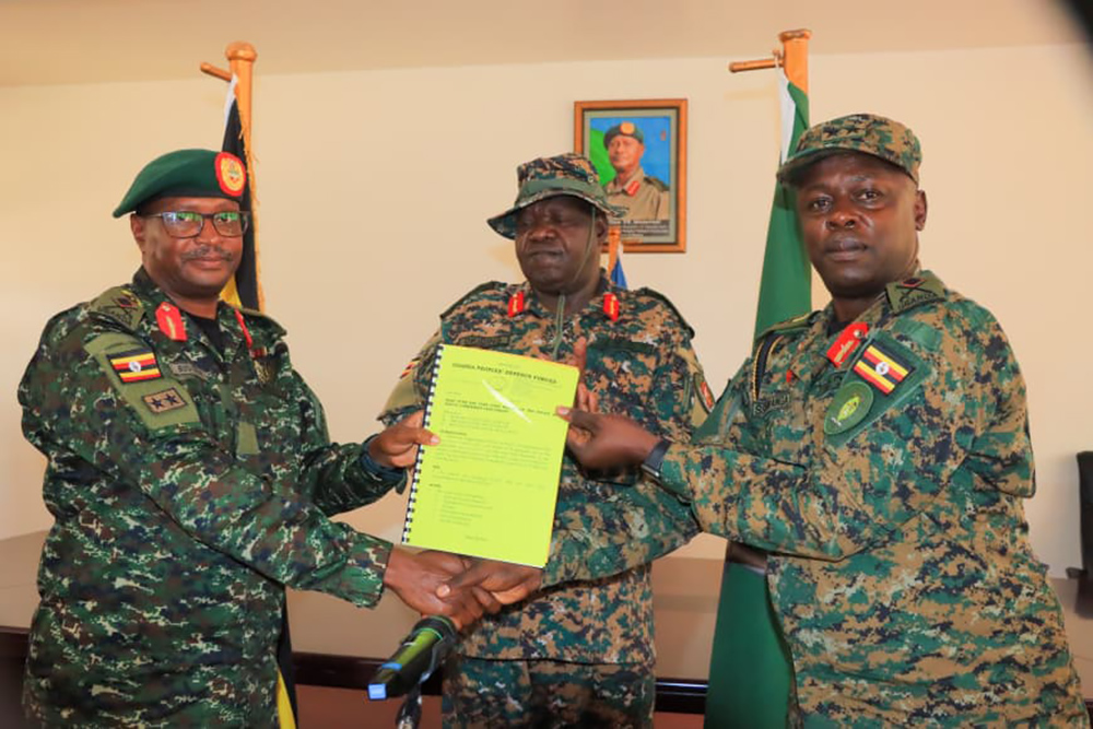 The Uganda Peoples Defence Forces (UPDF), in a statement, said the handover ceremony was presided over by the Deputy Chief of Defence Forces and Inspector General of the Uganda Peoples’ Defence Forces (UPDF), Lt Gen Sam Okiding, on September 12, 2026, at the Land Force Headquarters in Bombo.