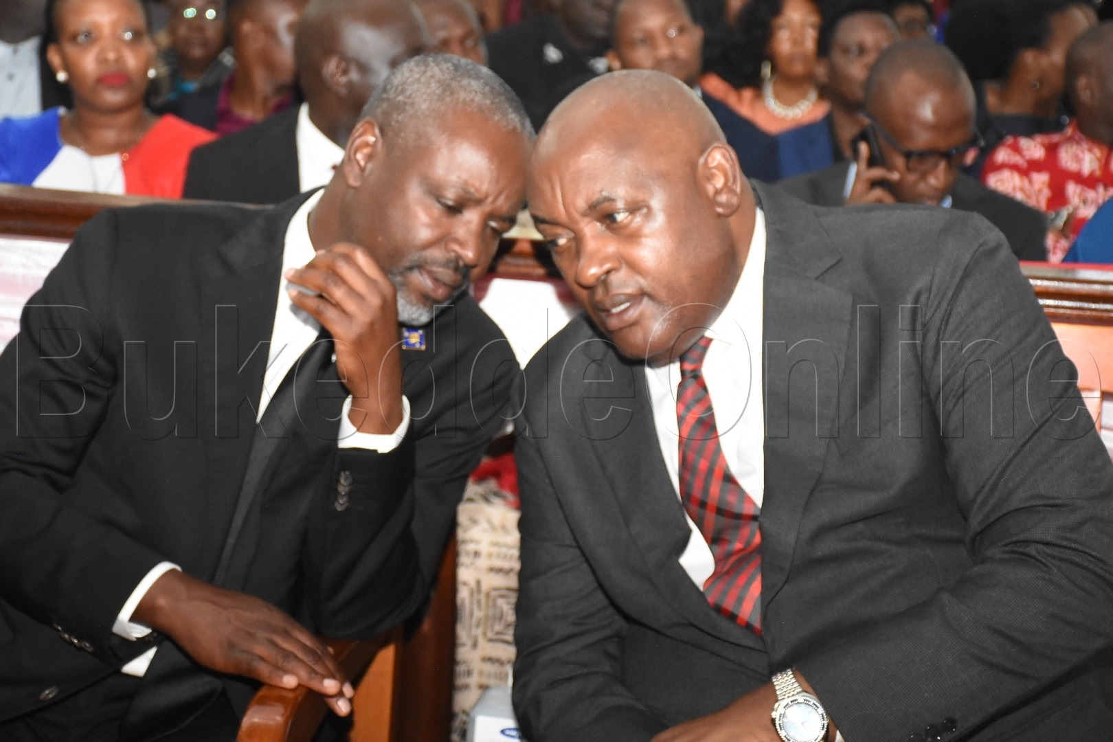 Thomas Tayebwa ne Dr Chris Baryomunsi 