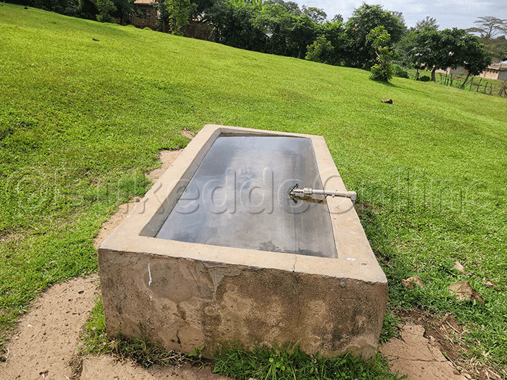 Ekifo Ente We Zinywera Amazzi Ku Ssomero Lino.