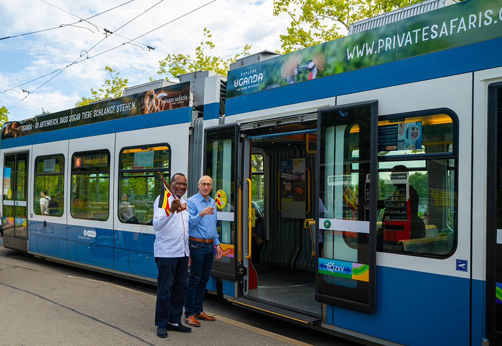 Tourism: Uganda takes tourism campaign to Zurich trams