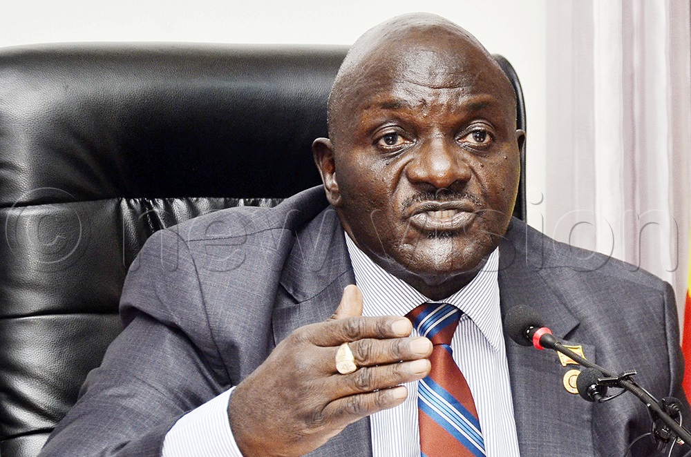Minister of Works and Transport, Gen. Katumba Wamala. (File)