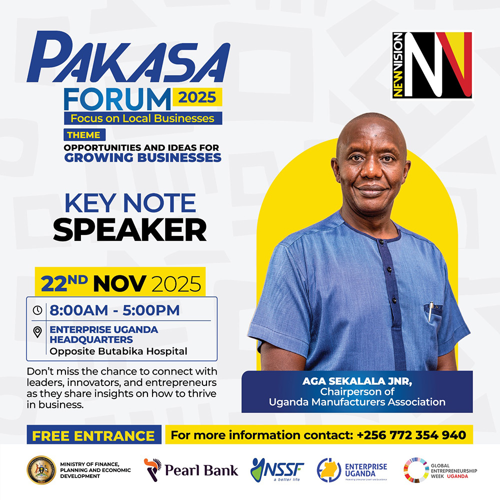 Aga Sekalala Jnr no Fórum Pakasa 2025: Um Gigante dos Negócios Compartilha Segredos do Sucesso!