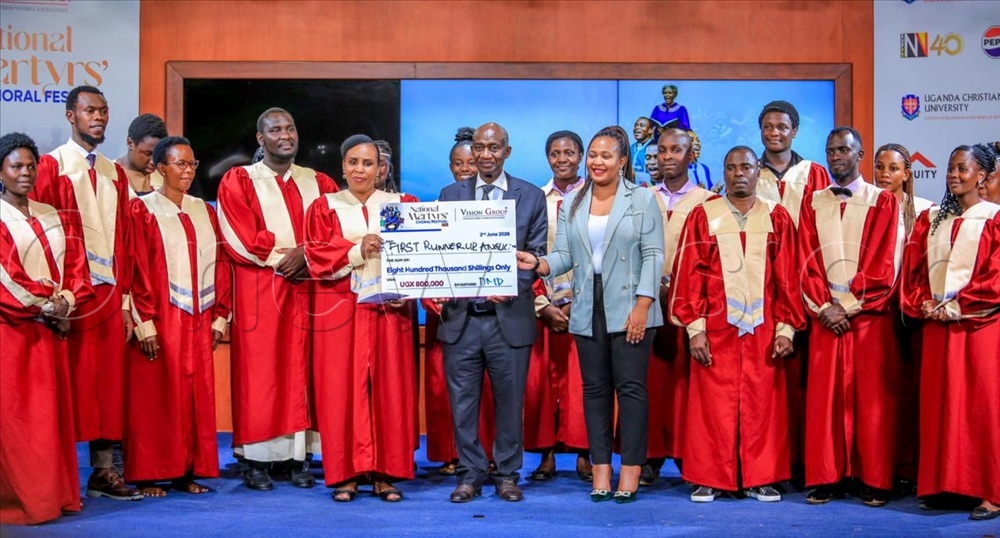  Katwe Martyrs Church Choir won the National Martyrs&rsquo; Choral Festival 2026 on the side of the Anglicans. (Credit: Moses Nsubuga)