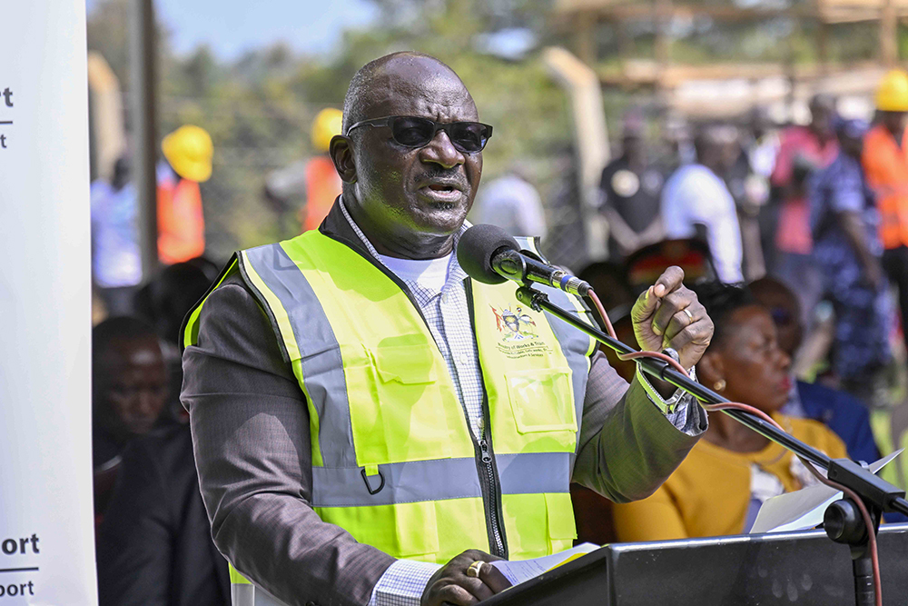 The Minister of Works and Transport, Gen. Katumba Wamala. (PPU)