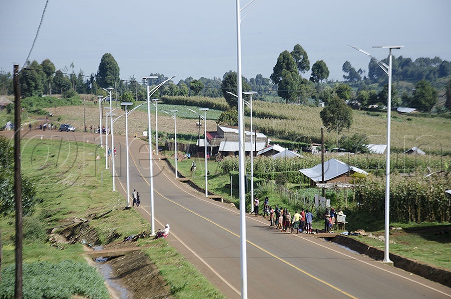 The road to Teryet High Altitude Centre