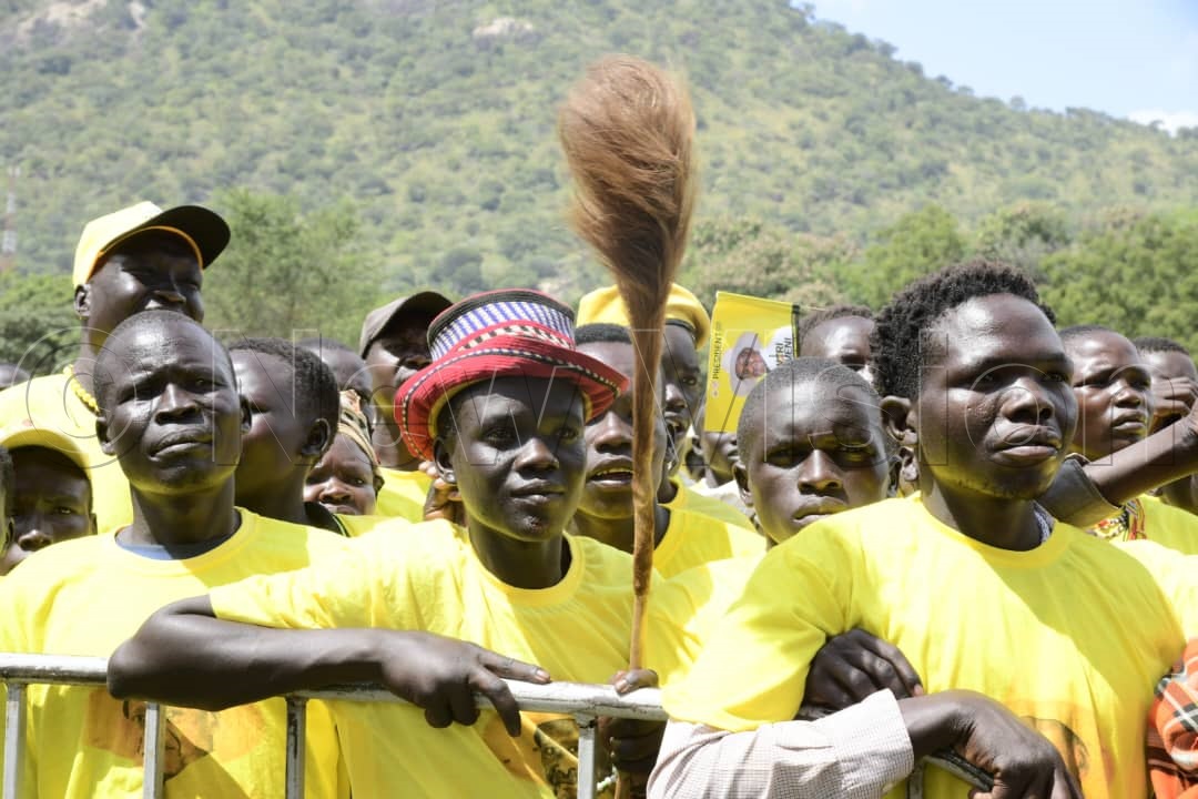 NRM supporters at the rally.