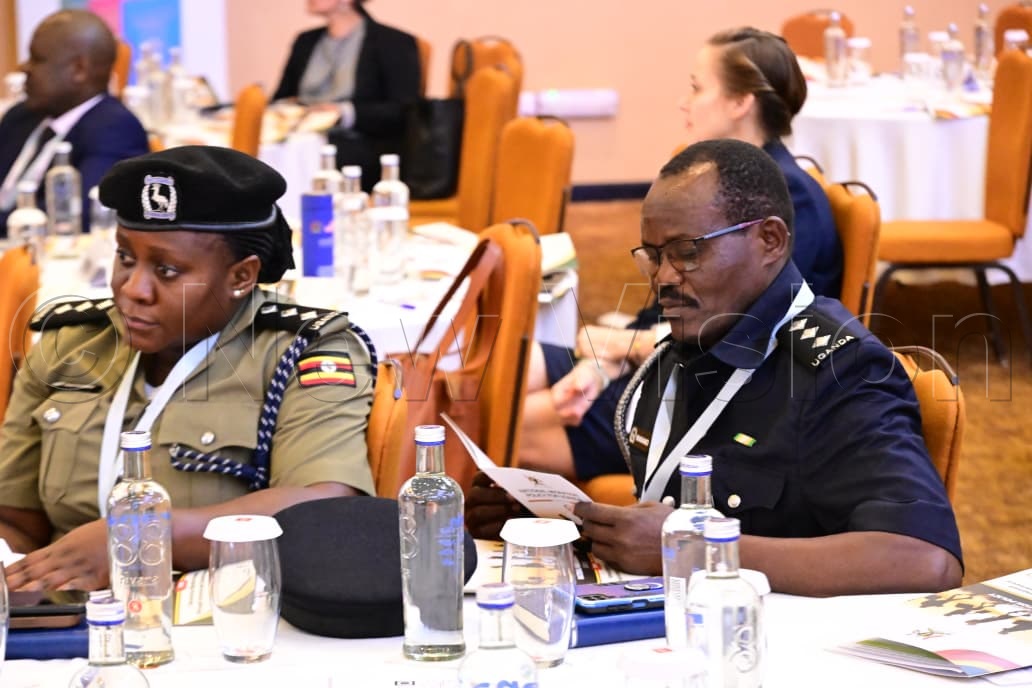 Police officers at the launch.