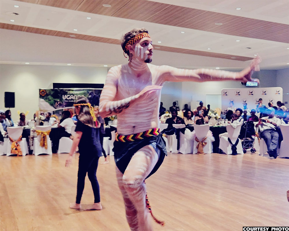An Aboriginal dance performance