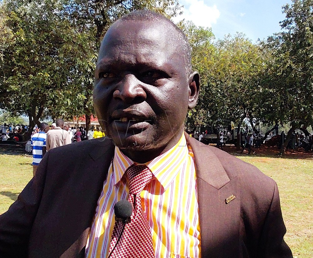 The district NRM chairperson for Madi Okollo David Agbara. (Credit: Robert Adiga)