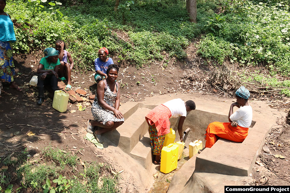 The project has supported the construction of water sources to control water borne diseases