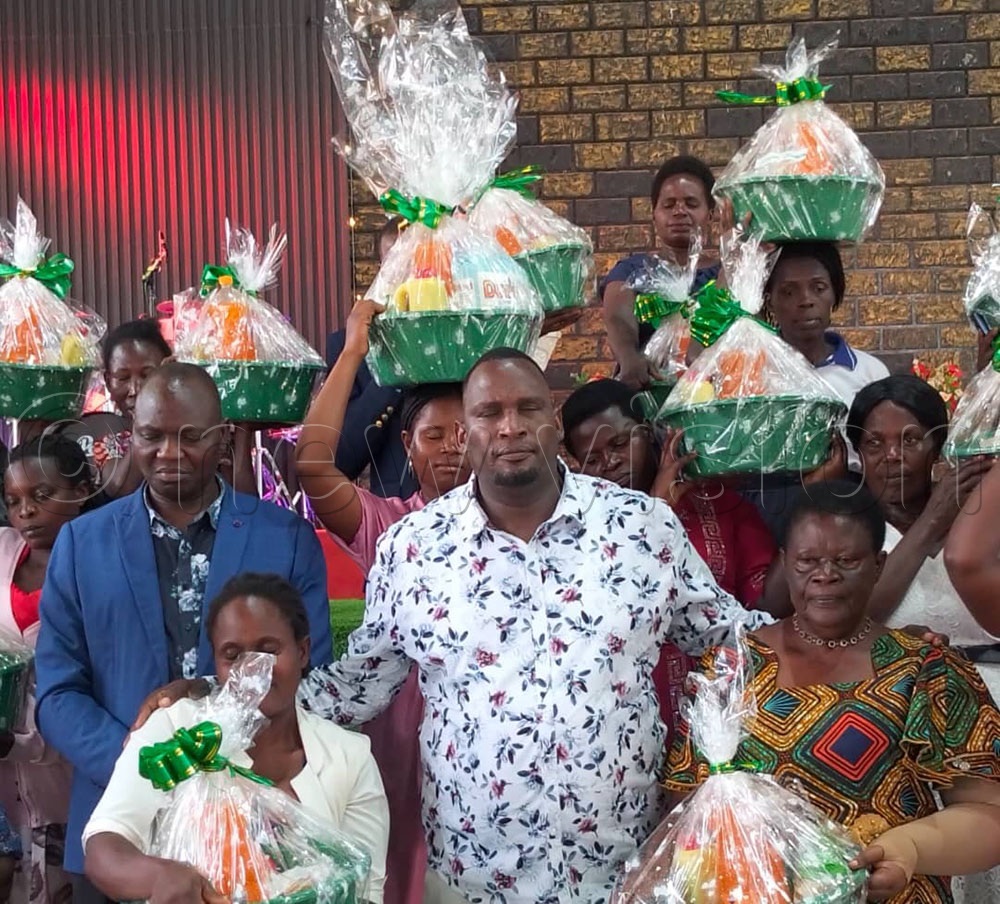 Pr. Omoding urges that giving is a reflection of love and sharing humanity. (Credit: Javier Silas Omagor)