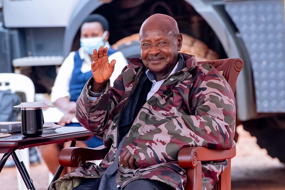 The President revealed that over the past four years, the government has sent over shs10bn to Kawempe through the Parish Development Model (PDM), with shs100m going to each of the 22 parishes every year. (PPU Photos)