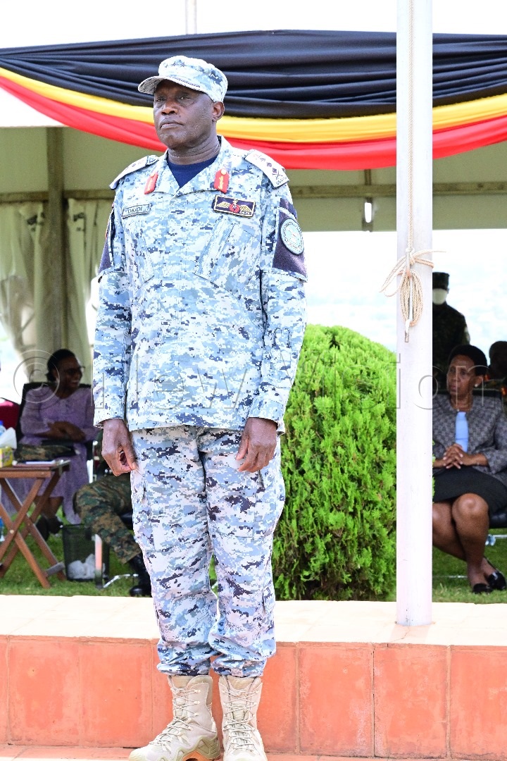 Commander of the UPDF Air Force Lt. Gen. Charles Okidi. (Crdit: Mpalanyi Ssentongo)