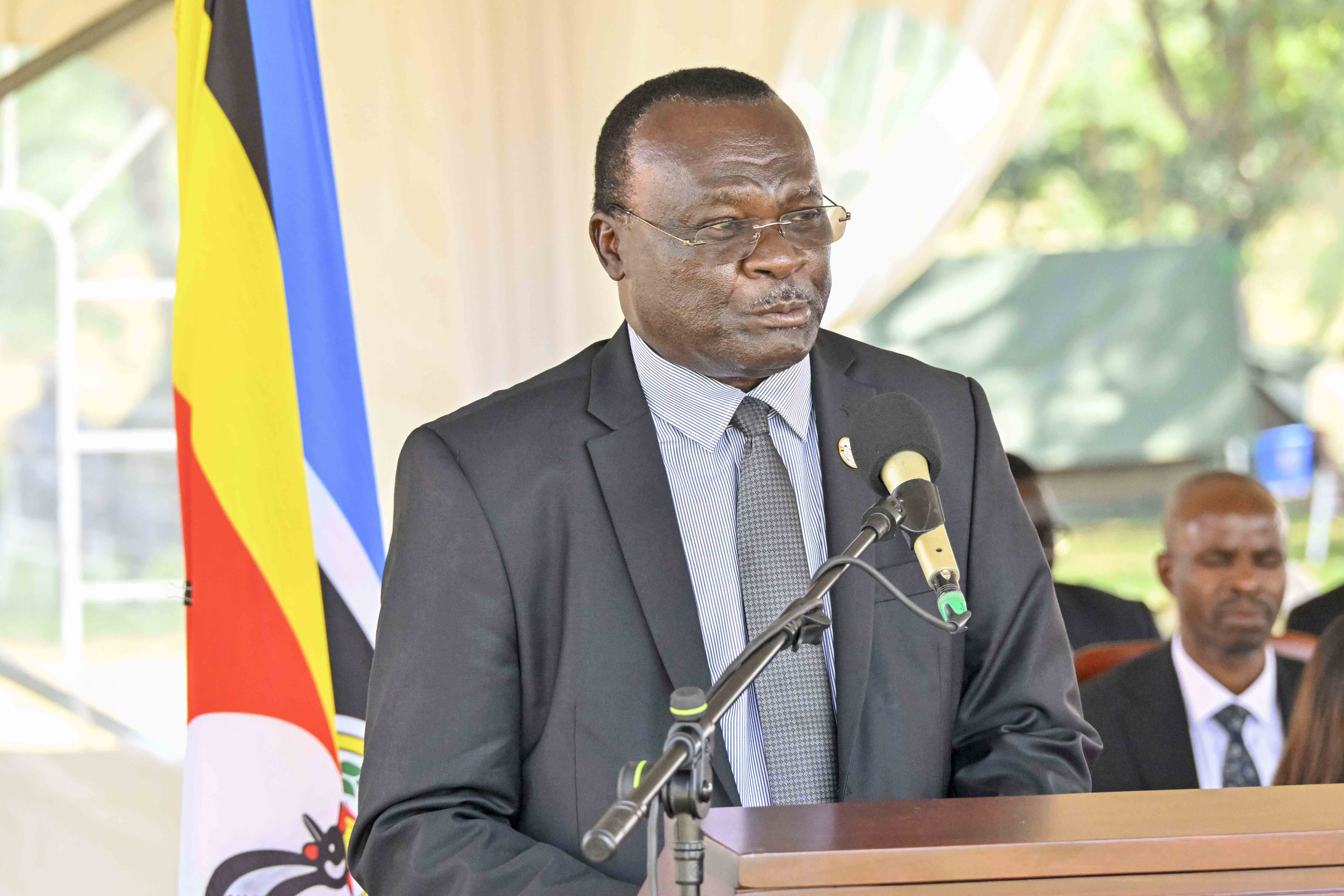 Obaire ari Ishe-Abaramuzi, Alfonse Owiny Dollo....(PPU Photo)